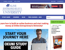 Tablet Screenshot of oeuni.com